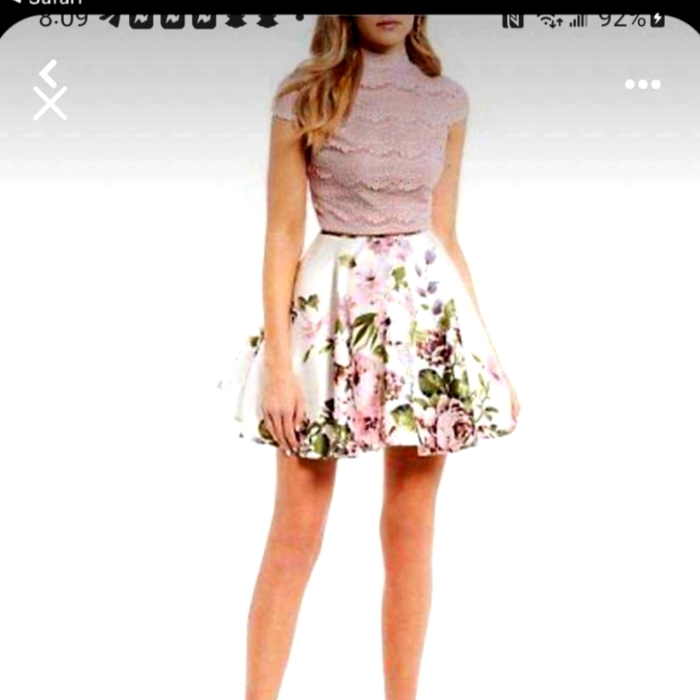 City Studio Dusty Rose 2 piece homecoming  dress